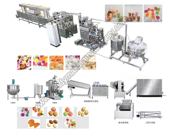 Máy làm kẹo cứng dạng khuôn